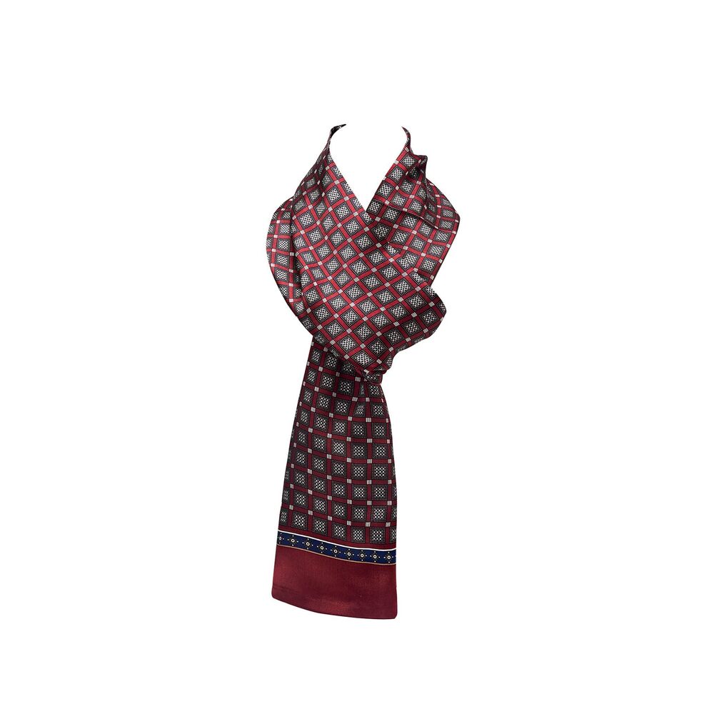 7862 Luxurious Mulberry Silk Scarf 11''x67'' Thin Double-Layer